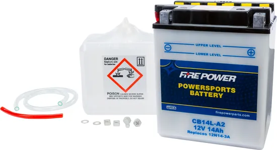 Fire Power Heavy Duty 12V Conventional Battery CB14L-A2