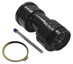 Modquad Twin Roller Rear Axle Bearing Carrier Black