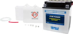 Fire Power HD 12V Battery with Acid YB30CL-B