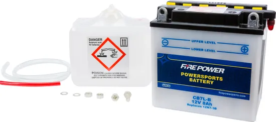 Fire Power Heavy Duty 12V Conventional Battery CB7L-B