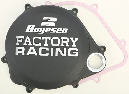 Boyesen Black Chrome Factory Racing Clutch Cover