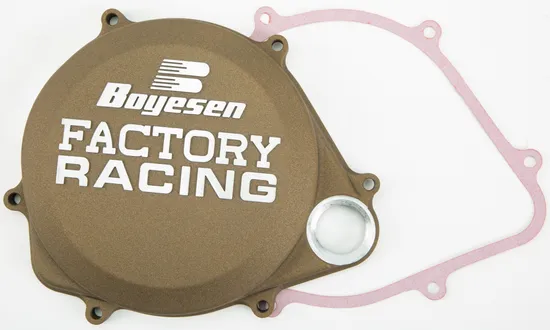 Boyesen Gold Chrome Factory Racing Clutch Cover