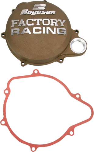 Boyesen Gold Chrome Aluminum Clutch Cover 1