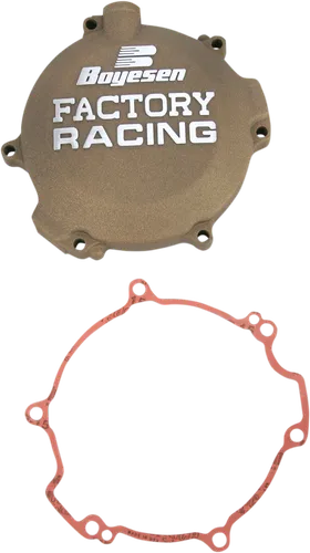 Boyesen Gold Chrome Aluminum Clutch Cover