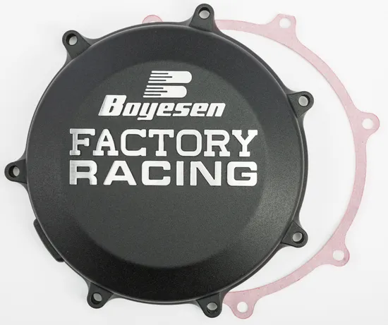 Boyesen Black Chrome Aluminum Clutch Cover