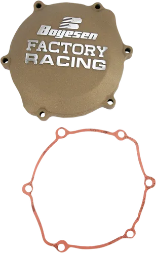 Boyesen Gold Chrome Aluminum Clutch Cover