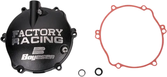 Boyesen Black Chrome Aluminum Clutch Cover