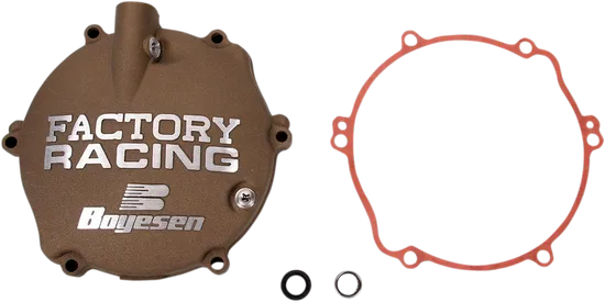 Boyesen Gold Chrome Aluminum Clutch Cover