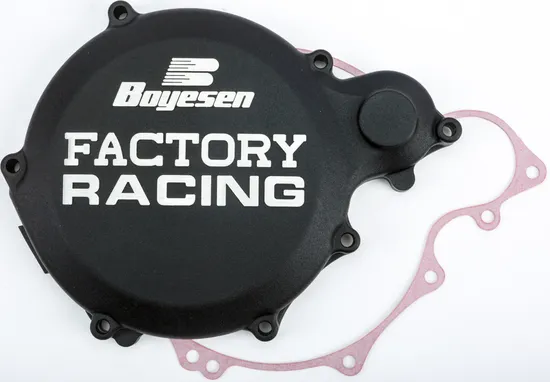 Boyesen Black Chrome Factory Racing Clutch Cover