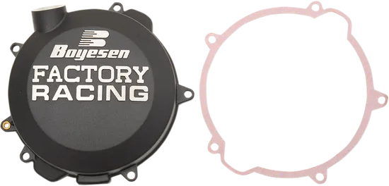 Boyesen Black Chrome Aluminum Clutch Cover