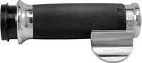 Avon Black Chrome Custom Contour Grips Throttle Boss TBW