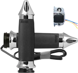 Avon Heated Grips Custom Contour Spike TBW Chrome