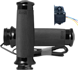 Avon Heated Grips Custom Contour TBW Black Anodized