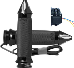 Avon Heated Grips Custom Contour Spike TBW Black Anodized