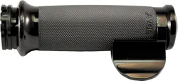 Avon Black Custom Contour Spike Grips Cable Throttle