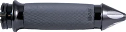 Avon Black Custom Contour Spike Grips Cable Throttle