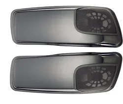 Harddrive Saddle Bag Speaker Lids Left Right Pair