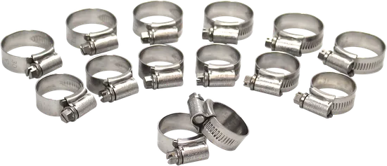 Moose Steel Radiator Hose Clamp Kit for Honda CRF450R