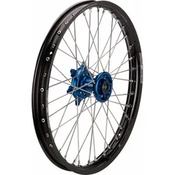 Moose Black SX1 Complete Wheel Assembly 18x2.15 Blue Hub