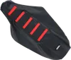 Moose Black Red Rubber High Traction Ribbed Seat Cover For Honda CR