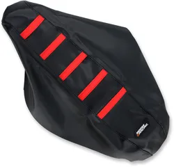 Moose Black Red Rubber High Traction Ribbed Seat Cover For Honda CRF150