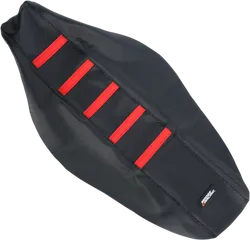 Moose Black Red Rubber High Traction Ribbed Seat Cover For Honda CRF