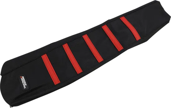 Moose Black Red Rubber High Traction Ribbed Seat Cover For Honda CRF450