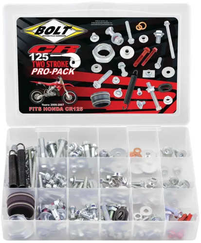 Bolt Honda CR125 Pro Pack Hardware Kit