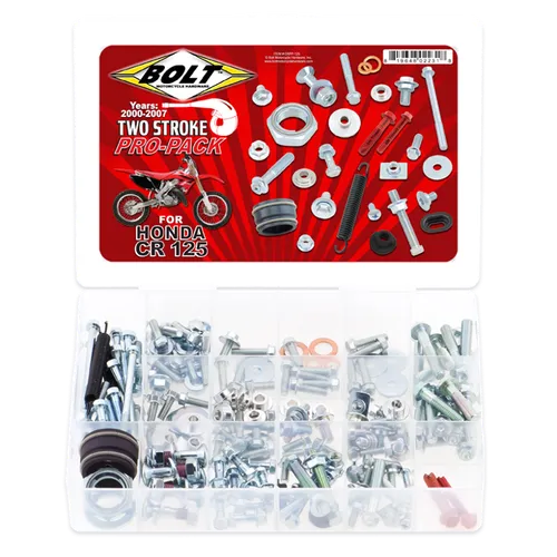 Bolt Honda CR125 Pro Pack Hardware Kit