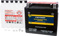 Fire Power Maintenance Free 12V Battery CTX14-BS