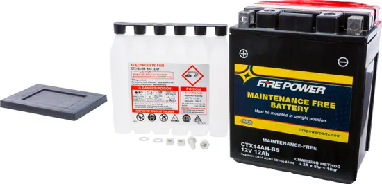 Fire Power Maintenance Free 12V Battery CTX14AH-BS