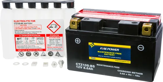 Fire Power Maintenance Free 12V Battery CTZ10S-BS