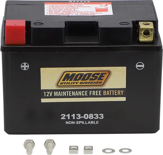 Moose Utility Factory-Activated AGM Maintenance-Free Battery 1