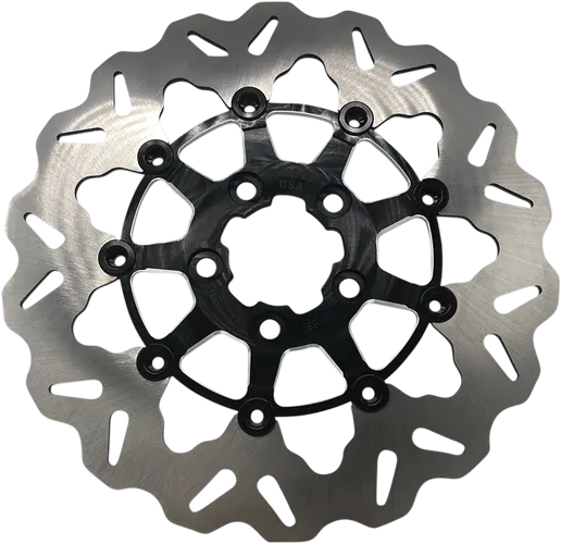 Galfer Stainless Steel Black Floating Wave Rear Brake Rotor