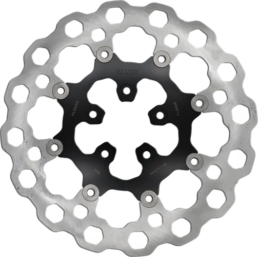 Galfer Silver Black Floating Cubiq Front Brake Rotor