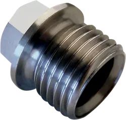 Moose Racing Silver Aluminum Center Case Drain Plug Bolt Screw