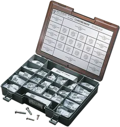 DS Chrome Hex Head Bolt Assortment Coarse Thread for Street Bikes