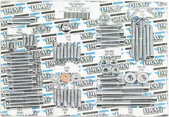 Drag Specialties Smooth Socket Head Engine Motor Bolt Kit