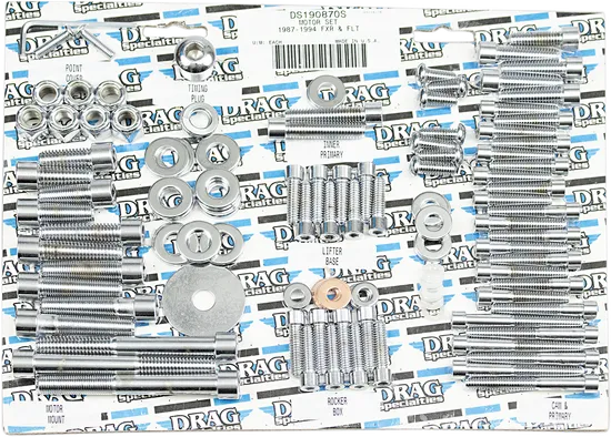 Drag Specialties Smooth Engine Motor Bolt Kit