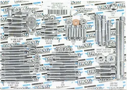 Chrome Socket Head Motor Bolt Set Smooth