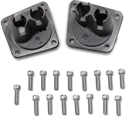 DS Black Cast Iron Lifter Block Pair