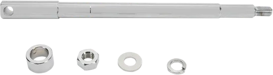Drag Specialties Chrome Front Wheel Axle Kit