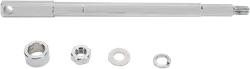 Drag Specialties Chrome Front Wheel Axle Kit