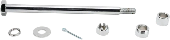 Drag Specialties Chrome Rear Wheel Axle Kit