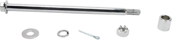Drag Specialties Chrome Rear Wheel Axle Kit