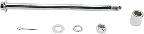 Drag Specialties Chrome Rear Wheel Axle Kit