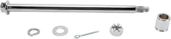 Drag Specialties Chrome Rear Wheel Axle Kit
