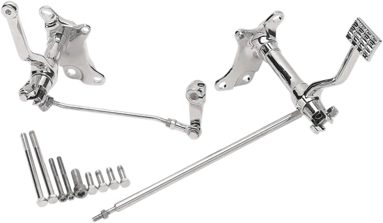 Chrome Forward Control Kit w/o Pegs