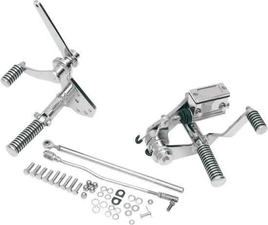 Chrome Forward Control Kit w/ Pegs