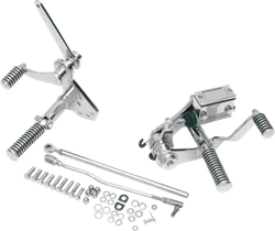 Chrome Forward Control Kit w/ Pegs